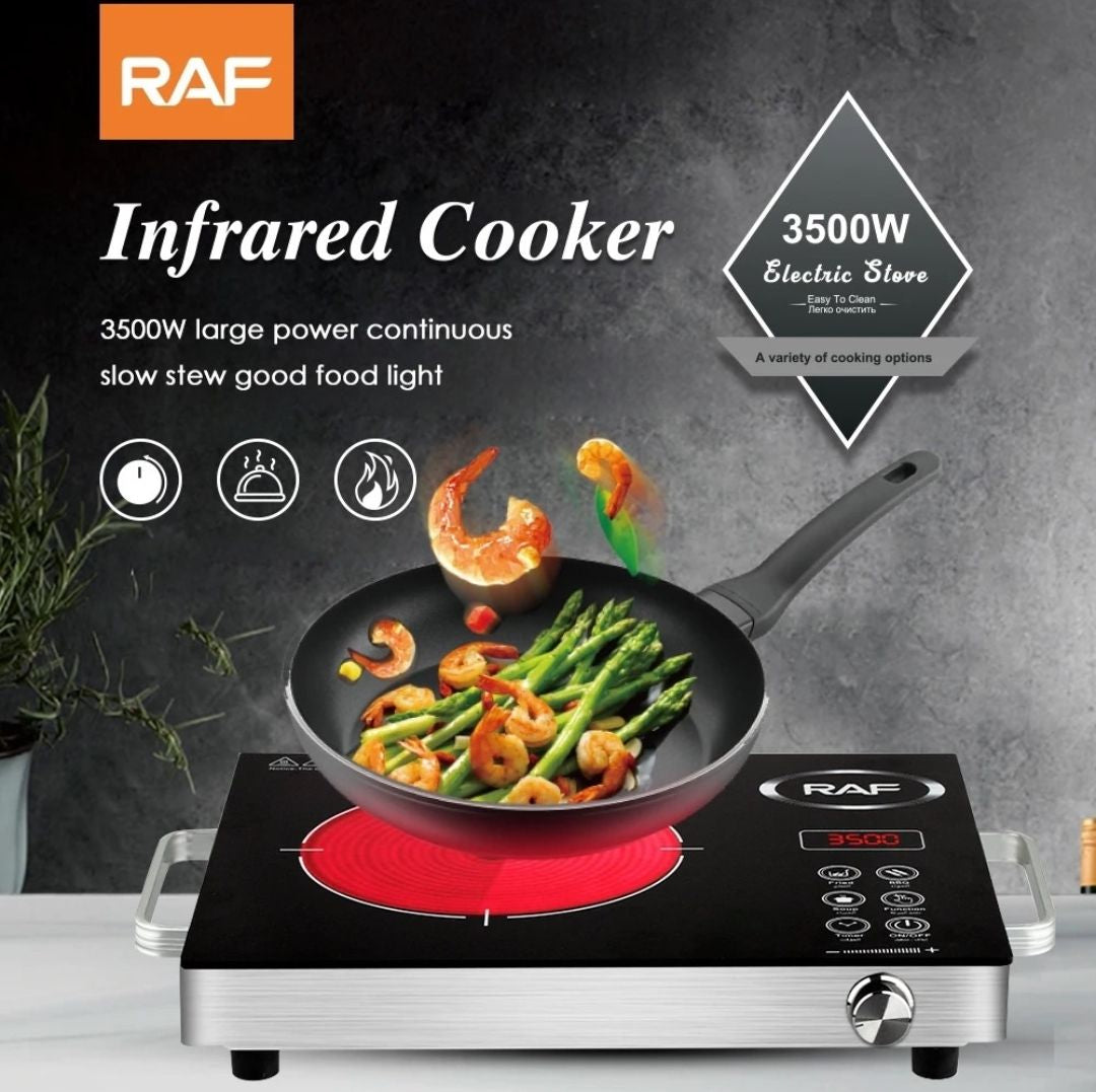 RAF Electric Stove, Infrared Cooker, HotPlate, Electric Chula - 3500 Watts