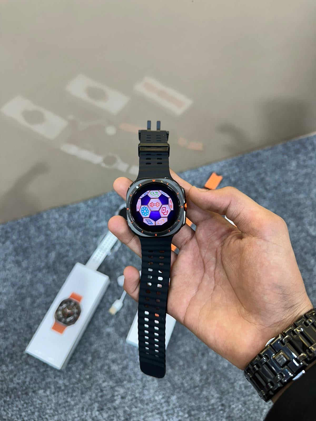 JS Watch 7 Ultra Smartwatch With Jelly Case