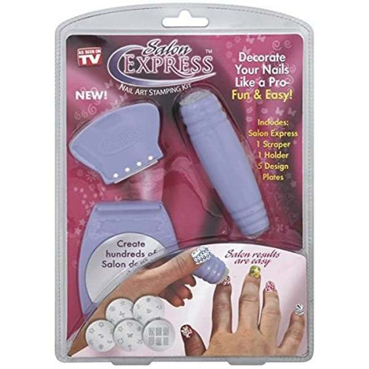 (NW000120) Salon Express Nail Art Stamping Kit