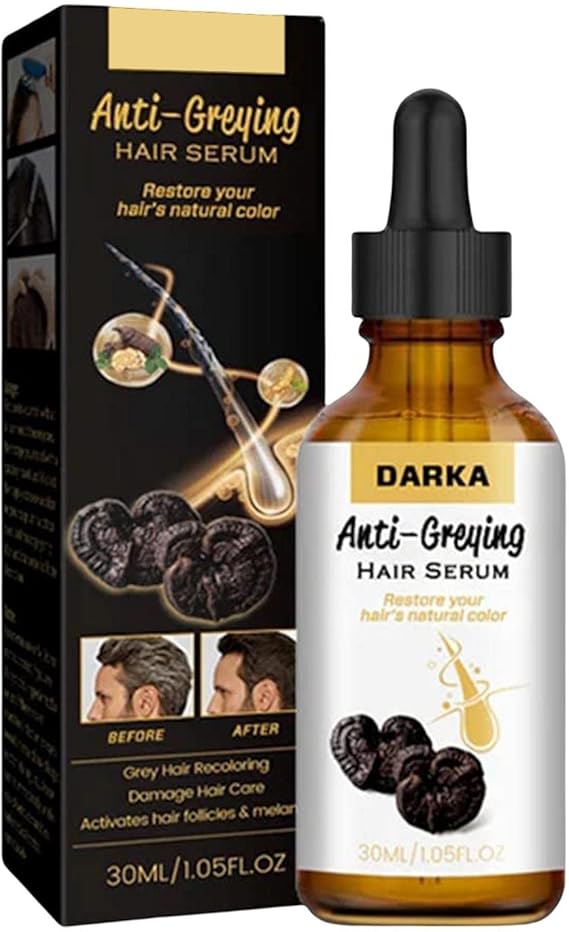 Hair Darkening Se-Rum, Darka Anti-greying Hair Se-Rum, Nutrient Natural Darkening Se-Rum 30 ML