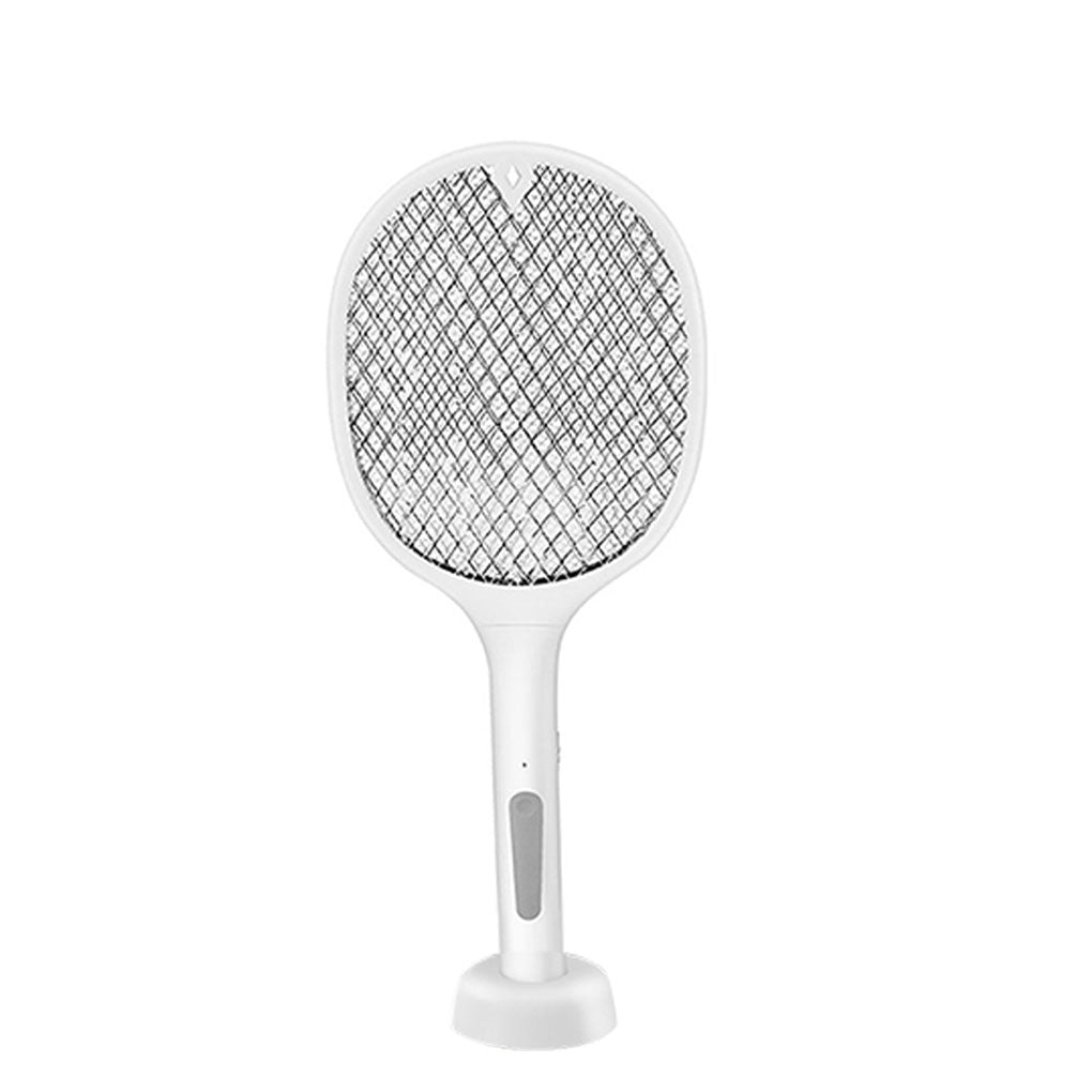 (NW00095) Mosquito Racket Electric Fly Swatter Powerful USB Rechargeable Grid 3-Layer Mesh Home Fly Killer Lamp (random color)