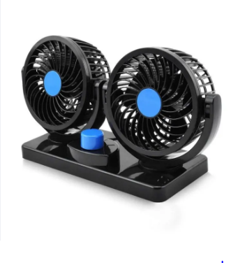 (NW000267) Car Universal Double Headed Fan 360* Degree