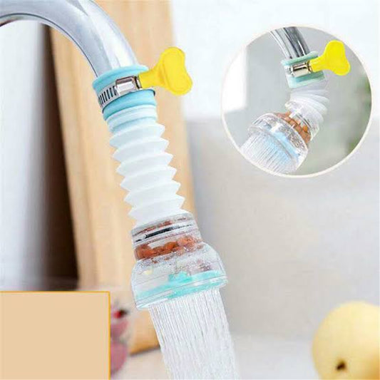 Kitchen Shower Splash Fan Faucet Water-saving Filter  tap nozzle extended  Each ( Random Color )