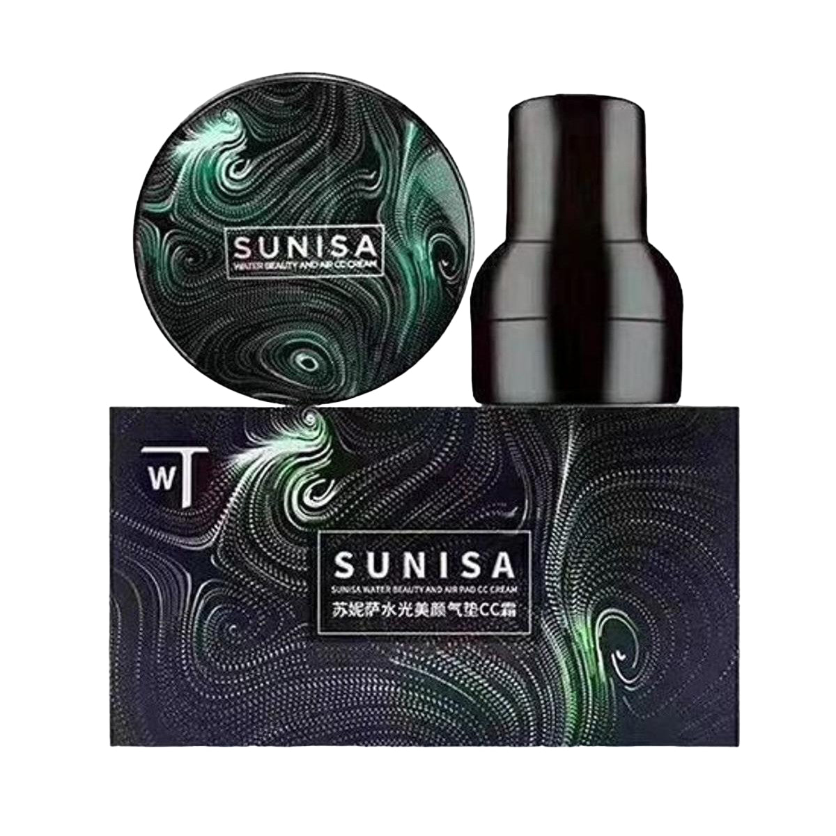 Sunisa 3 In 1 Air Cushion Cc And Bb Cream Waterproof Foundation Cream