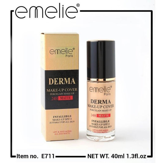 Emelie Derma Make up Cover Foundation 02