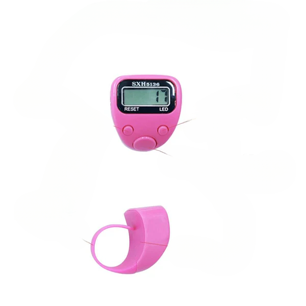 New Digital  Finger Tally Counter Tasbih (Random Color)