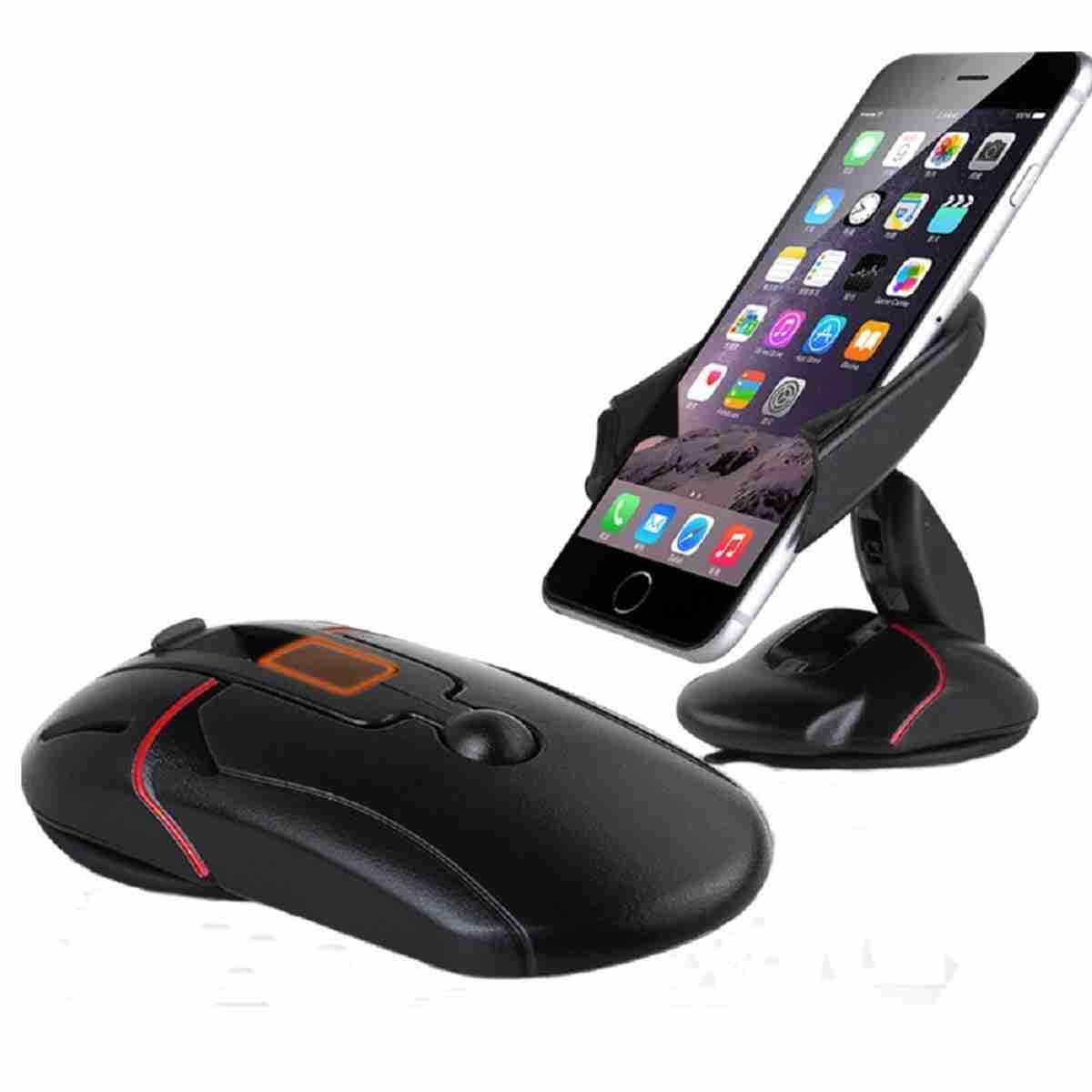 Mouse Shaped Mobile Hder Desk Holder One Touch Open