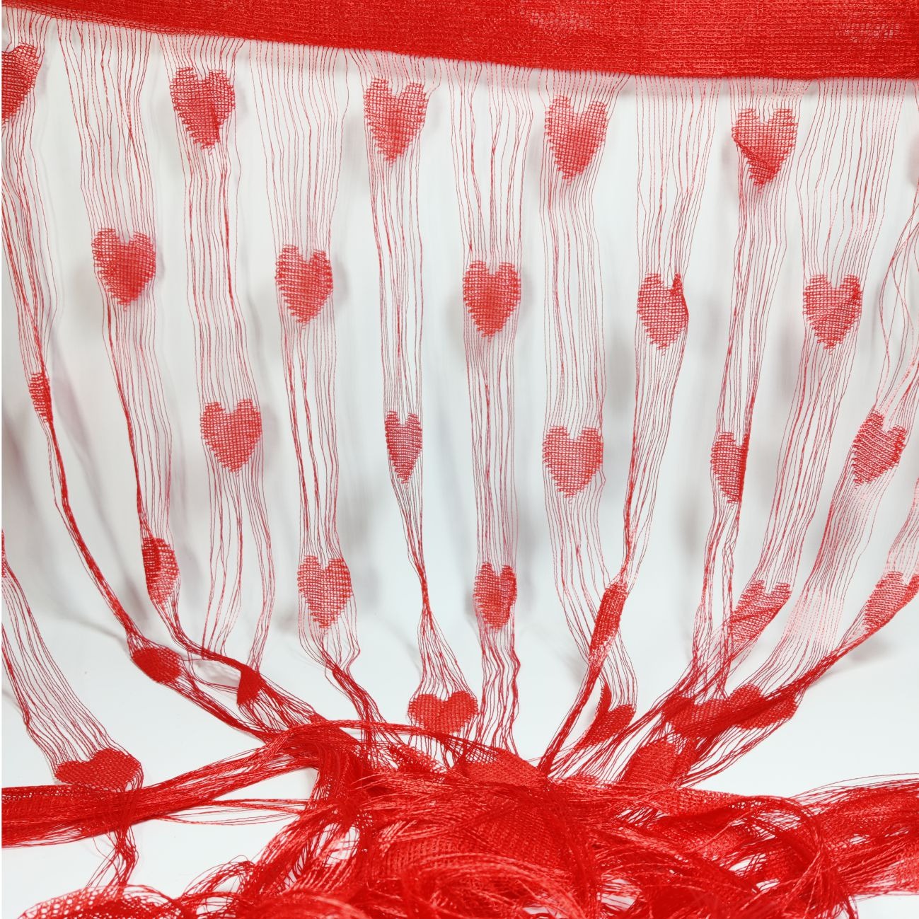 Red Heart Wire String Blinds Curtain