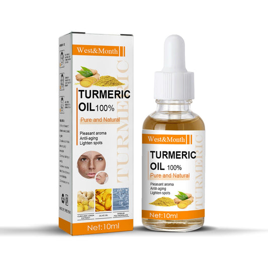 Turmeric Freckle Serum Whitening Dark Spots Organic Turmeric Oils Brighten Dark Skin Pigment Anti Aging Wrinkle Moisturizer (30ml)