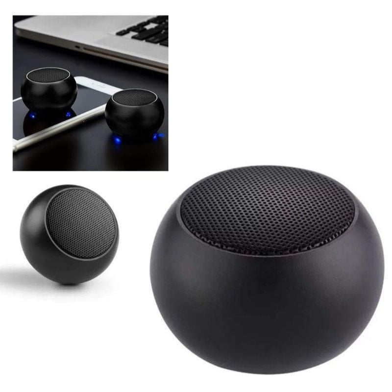 M3 Mini Wireless Bluetooth Speaker Small Card-Insertable with Heavy Bass Outdoor Bluetooth Speaker (Bluetooth + Card))