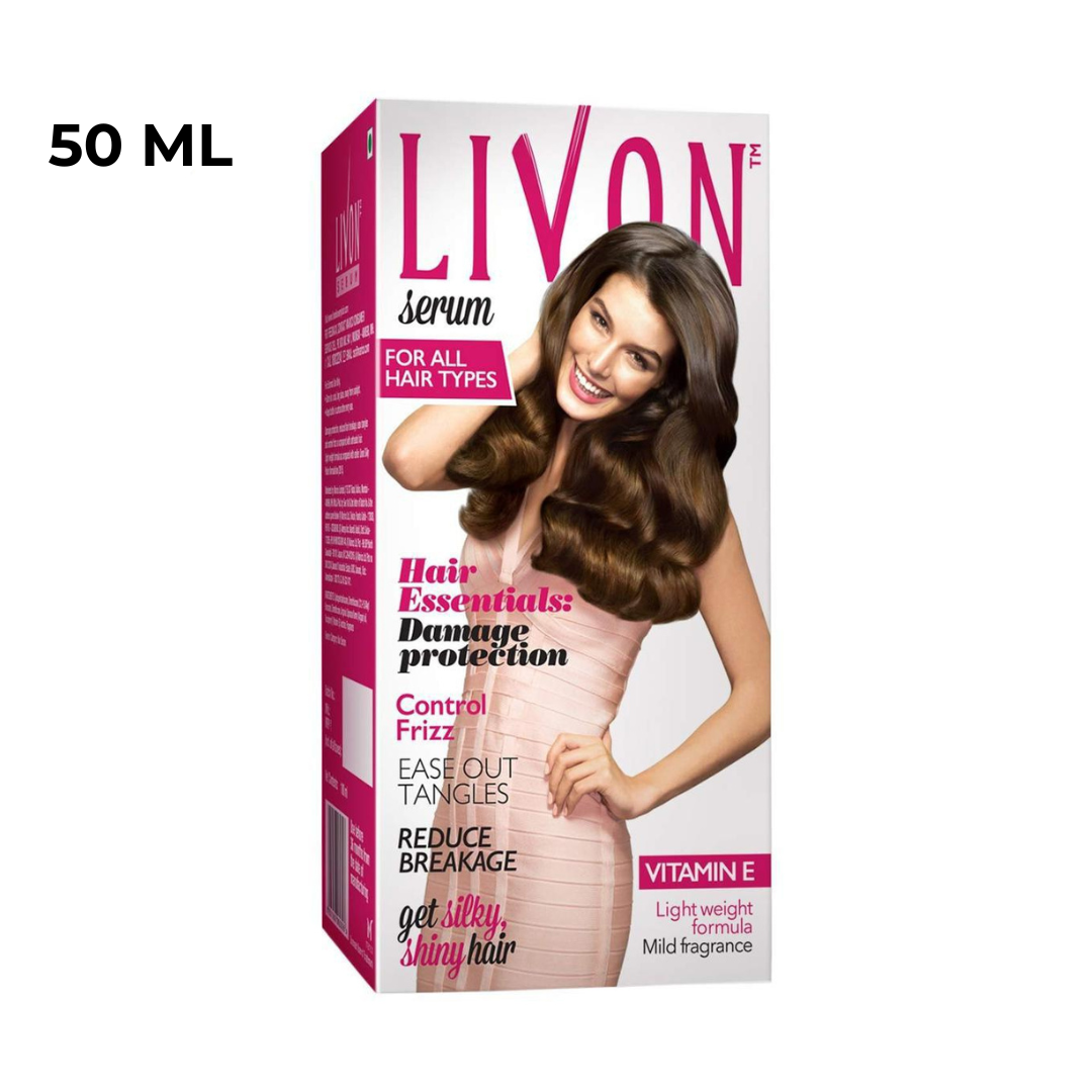 Livon Hair Serum Damage Protection Vitamin E - 50 / 100 ML