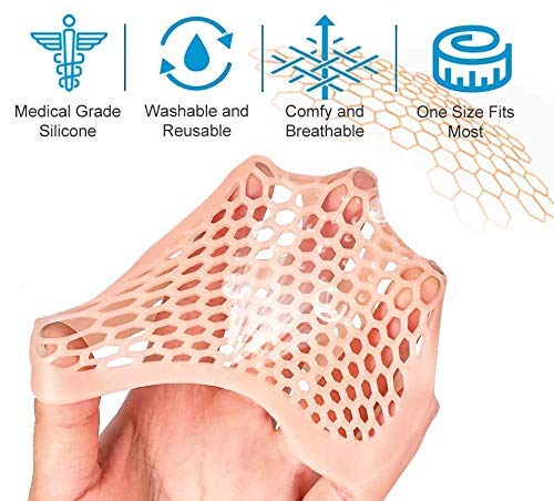 Silicone Gel Half Toe Heel Sleeve | Forefoot Insole Shoes Pain Relief Pads for Men and Women