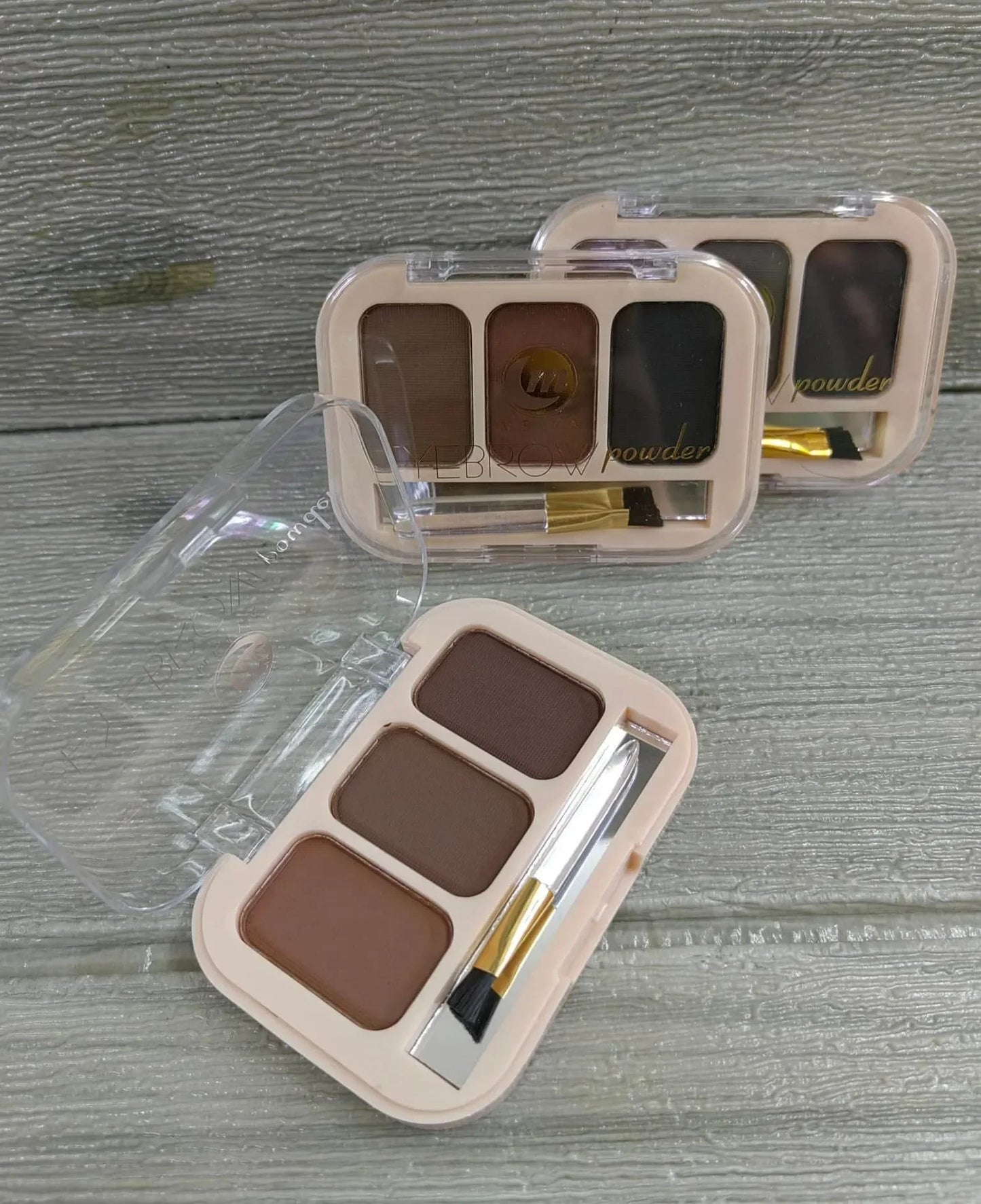 MEIYA EYEBROW POWDER 3 COLORS  Beauty Eyebrow Palette Beauty Eyebrow Palette Brush Inside