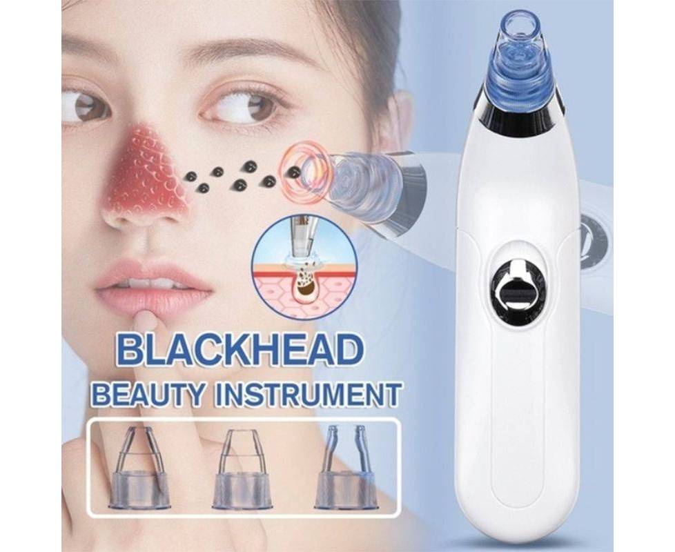 Blackhead Removal Machine-Derma Suction 4 In 1 Black Head Remover Machine-Acne Pimple Pore Cleaner Vacuum Suction Tool