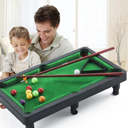 Mini Pool Table | Billiard / Snooker Game Set with Balls for Kids Boys and Girls