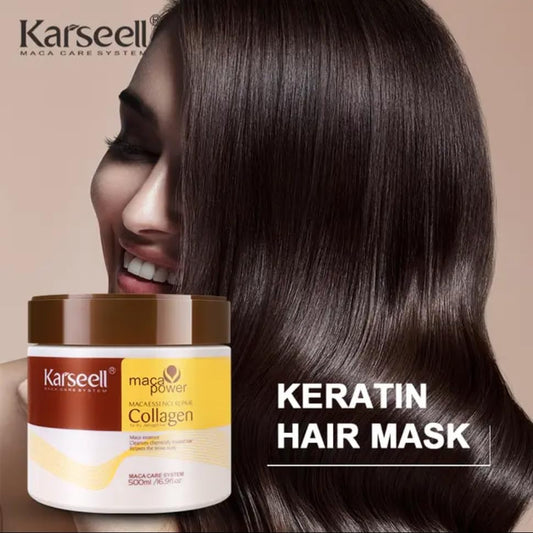 Karseell hair mask | Collagen Hair Treatment Deep Repair Conditioning Argan Oil Collagen Mask - 500ml