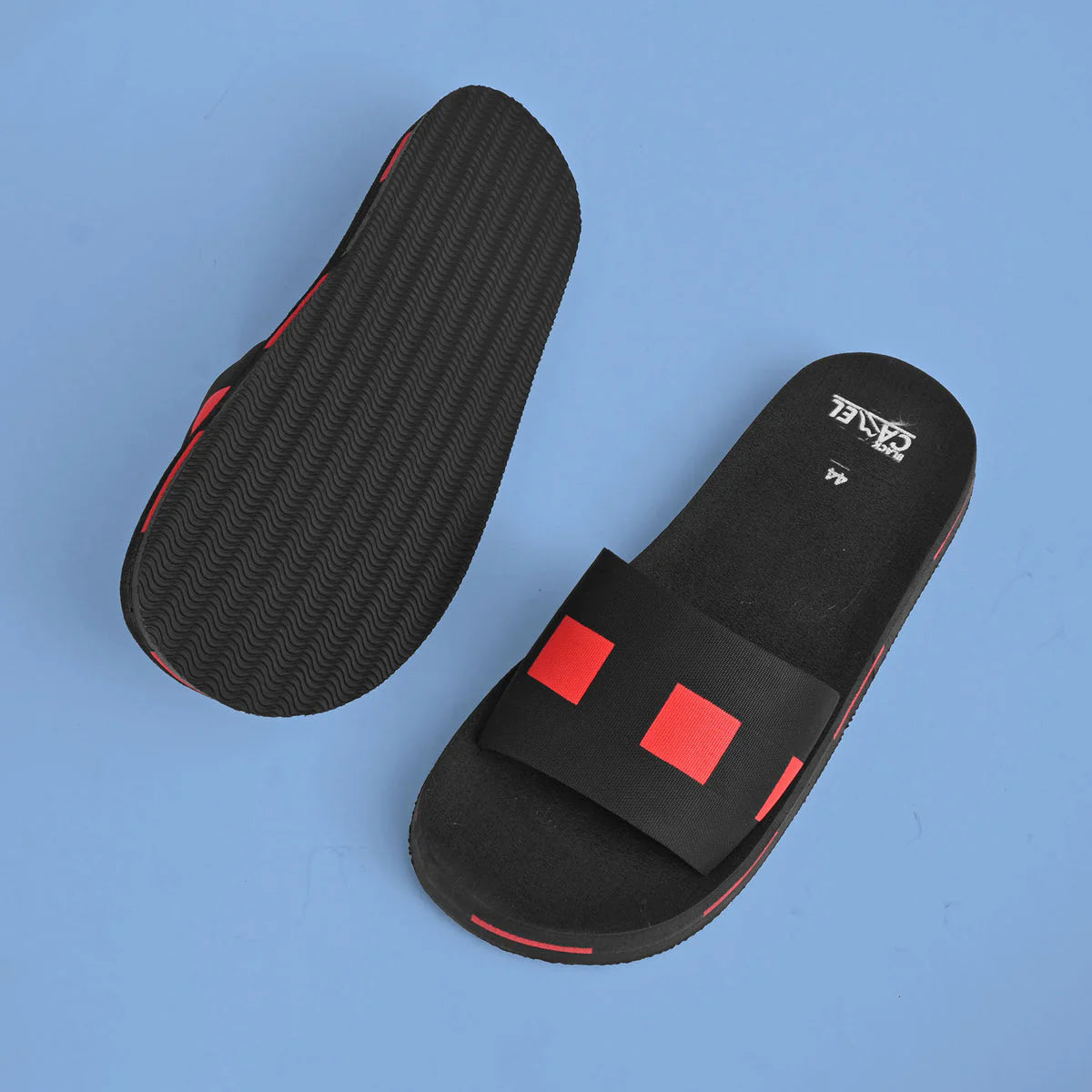 Black Camel Box Style Slides (Box Style - 40-44)