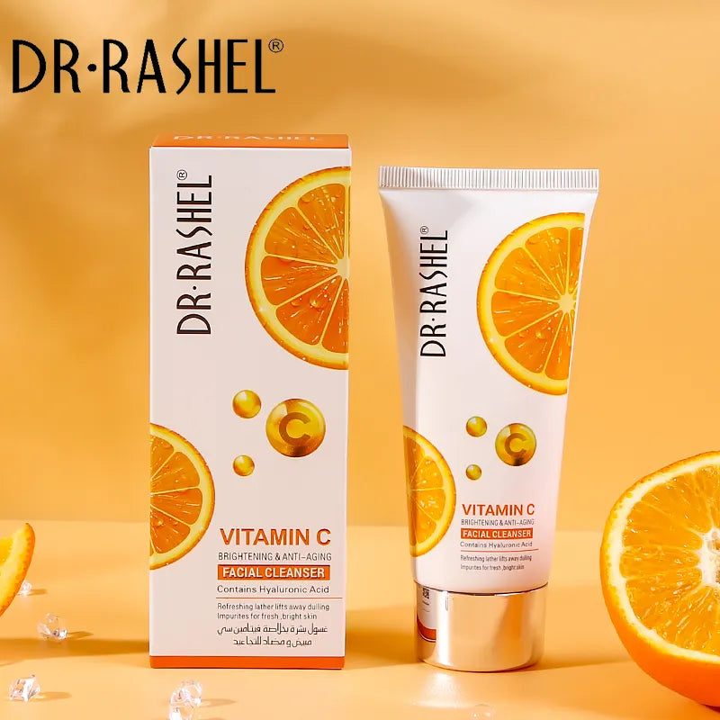 DR.RASHEL Brightening Anti Aging Deep Cleansing Vitamin C Facial Cleanser - 80ml