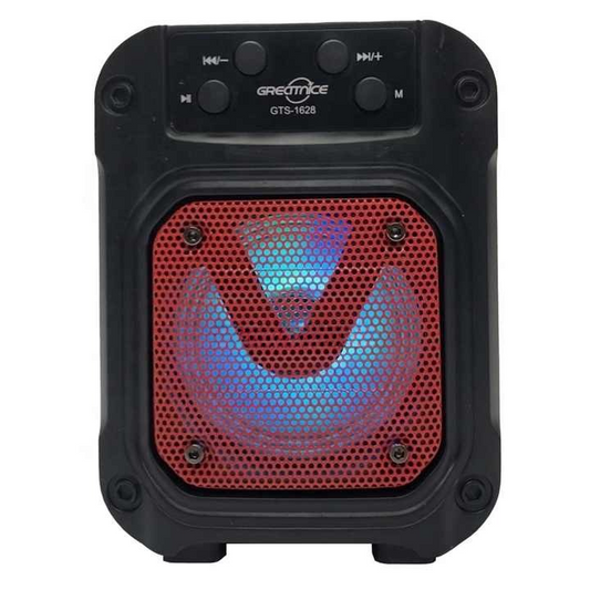 GTS-1628 Wireless Speaker portable wireless solar powered speakers outdoor usb tws amplified speaker (Random Color)