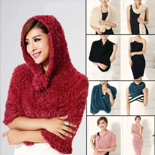 Women's Velvet Stretchable Magic Scarf 26 different styles( random color )