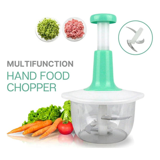 Hand Pat Food Processor / Hand Push Chopper Machine Food Processor Vegetable Chopper 1500ml &amp; 2000ml Capacity (random color)