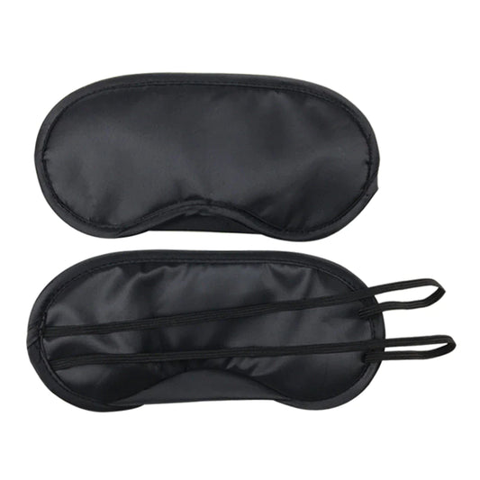 1 PC SLEEP MASK NATURAL SLEEPING EYE MASK EYESHADE COVER SHADE EYE PATCH WOMEN MEN SOFT PORTABLE TRAVEL EYEPATCH(random color)