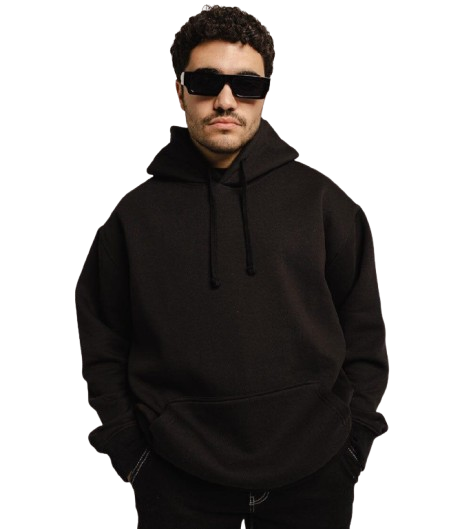 Basic Plain Black Hoodie Premium Quality For Men &amp; Women Winter Outfit