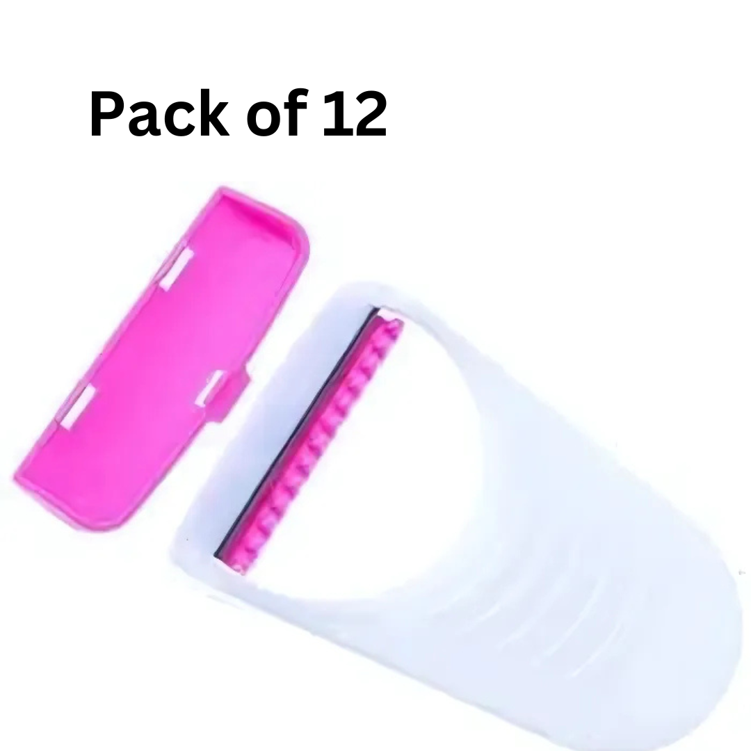 Pack of 6 / 12 - Safety Hair Shaving Razors designed for girls &amp; women