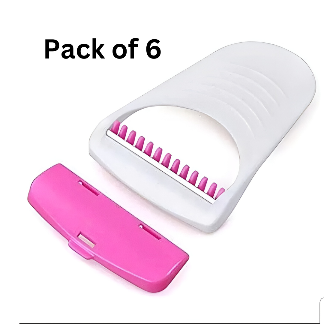 Pack of 6 / 12 - Safety Hair Shaving Razors designed for girls &amp; women