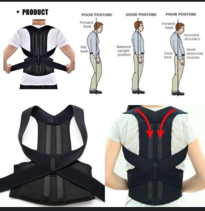 Back Posturm Spine Support Belt Adjustable Adult Corset Posture Correction Belt Body  Health Care. (Made in China)