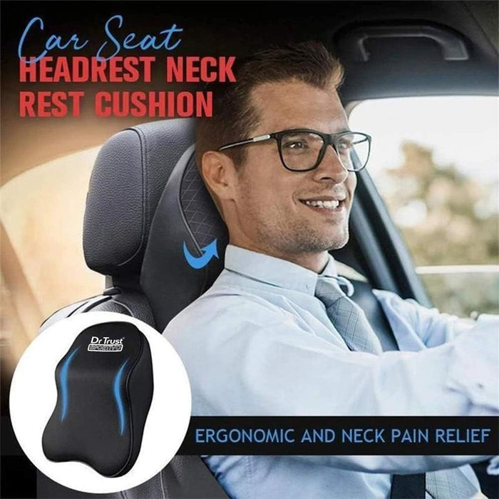 Car Seat Headrest Cushion Memory Foam Pillow Neck Support Pad Universal Headrest Neck Pillow - Pillow Car Cushion