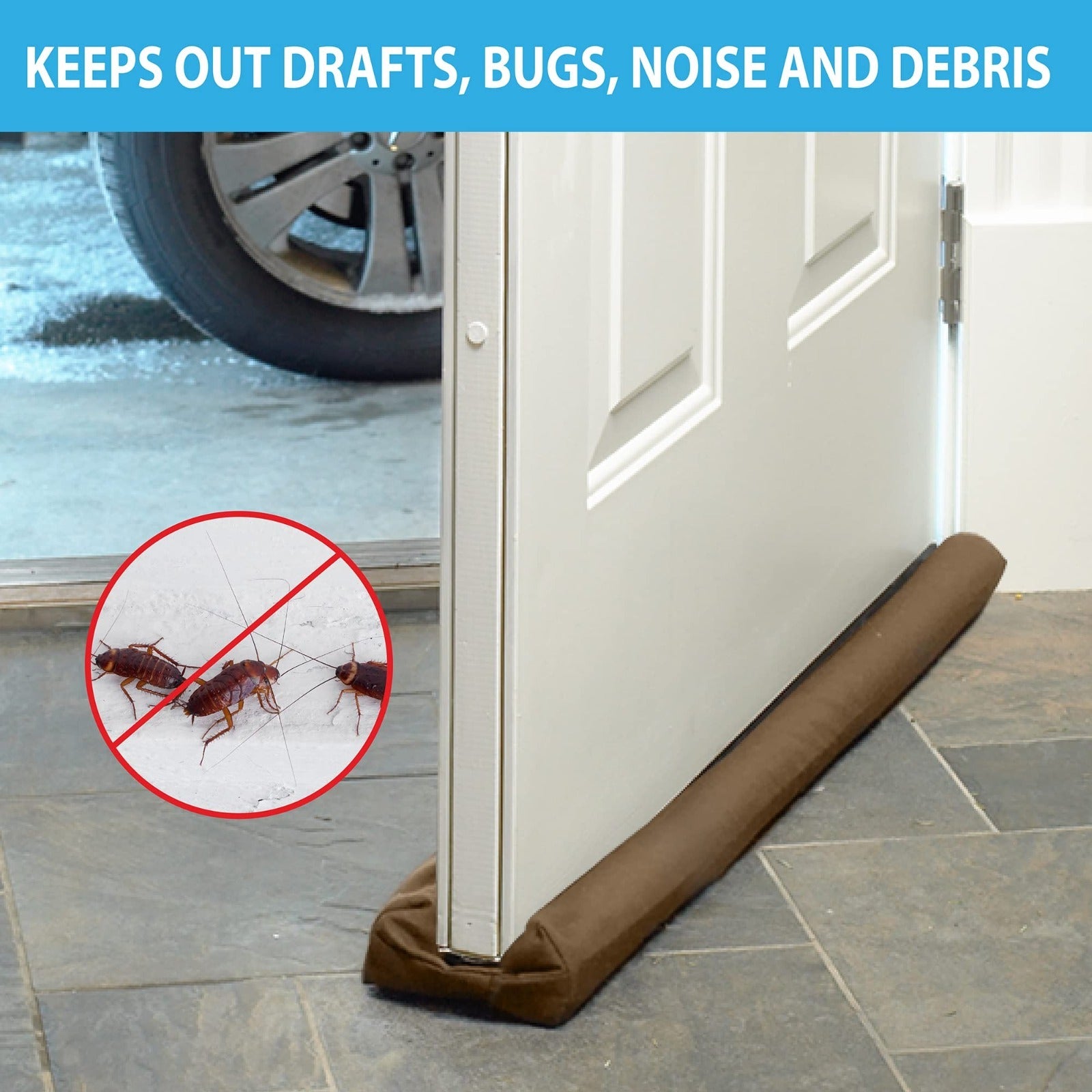 (Pack of 4) Door Draft / Door Dust Stopper