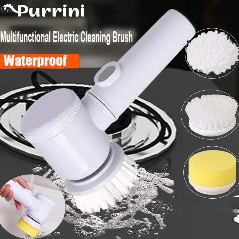 Magic Brush Wireless Battery Cleaning Brush Bathtub Tile Professional Cleaning Brush Rechargeable