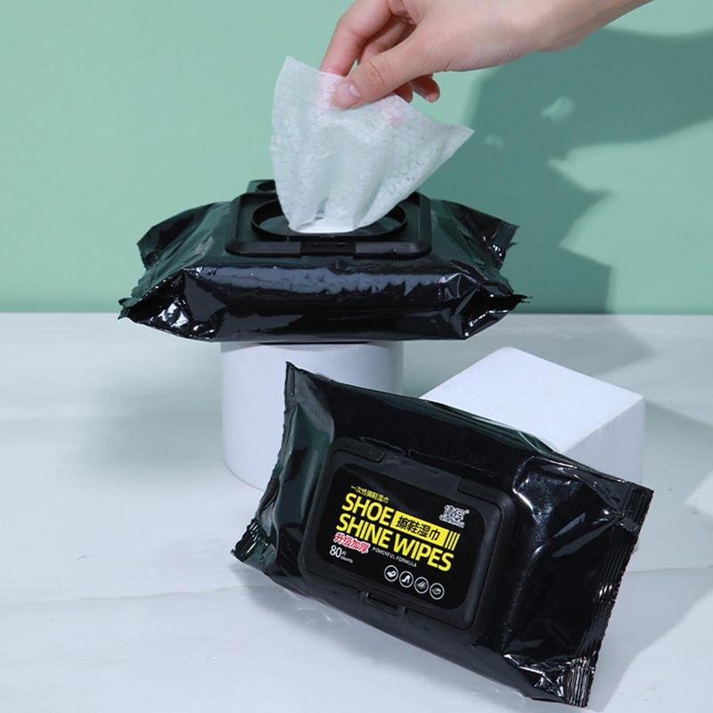 Disposable Shoe Cleaning Wipes | Quick Shine Clean Wet Wipes