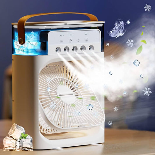 (NW000252)  Portable Air Conditioner Fan, Mini Evaporative Air Cooler  direct usb electric (Random Color) big