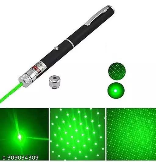 Powerful Laser Pointer Pen Beam Light  Presentation Pointer - Green Light(cell operated)