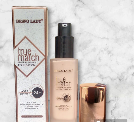 Bravo Lady Foundation true match Long Lasting &amp; Waterproof