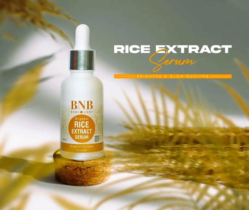 BNB Rice Organic Extract &amp; Brighten Glow Serum 30ml | Skin Brighten Serum | Best Quality Serum For Skin