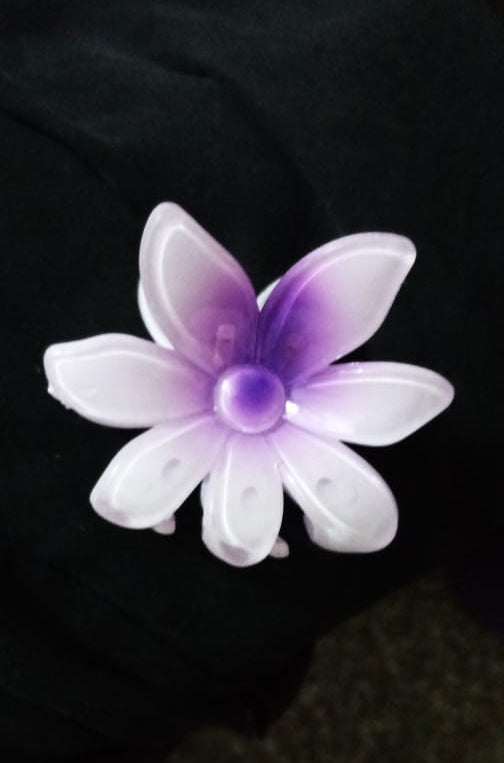 1 Pc - Flower Hair Clip Colorful Hair Band For girls &amp; Women