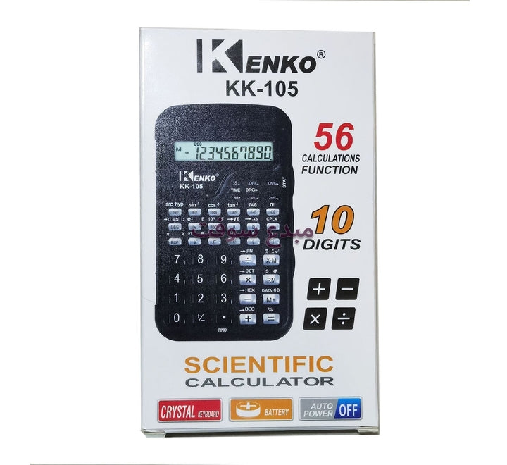 KENKO Scientific Calculator KK-105 function with time