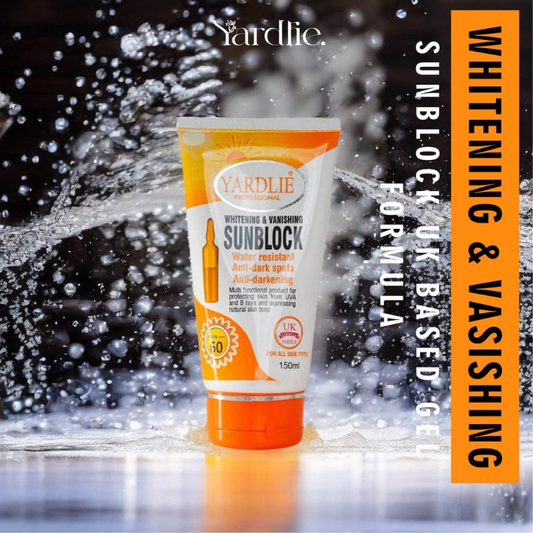 YARDLIE Professional - SPF - 60 WHITENING &amp; VANISHING SUNBLOCK 150ml