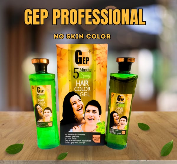 GEP PROFESSIONAL 5 MIN SPEEDY HAIR COLOR GEL 2 BOTTLE 1000 ML