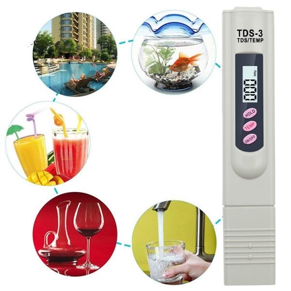 Portable Pen Digital Tester Tds 3 Meter Filter Measuring Water High Quality Purity(random color)