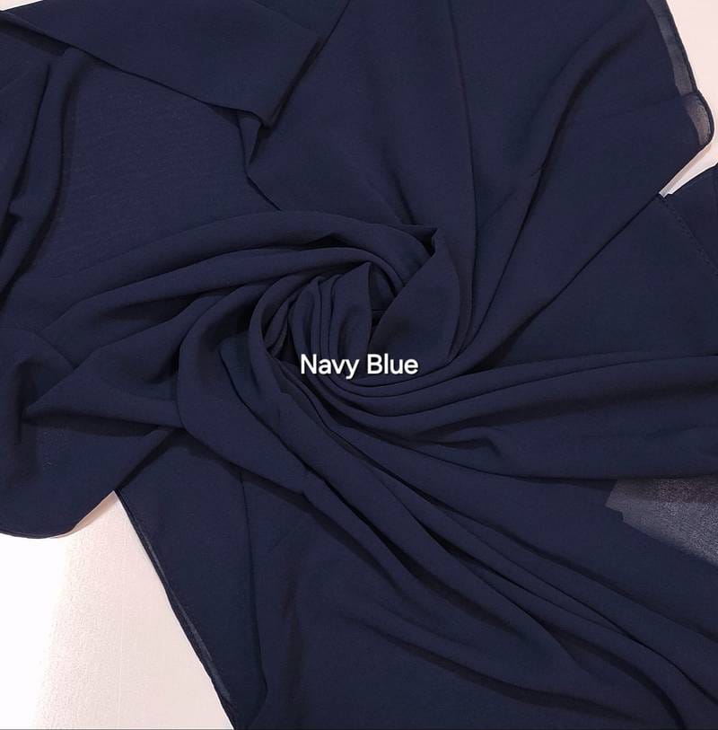 Fabulous quality chiffon scarves hijab  Plain for girls and womens