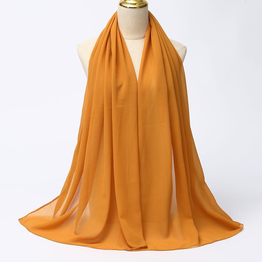 Fabulous quality chiffon scarves hijab  Plain for girls and womens