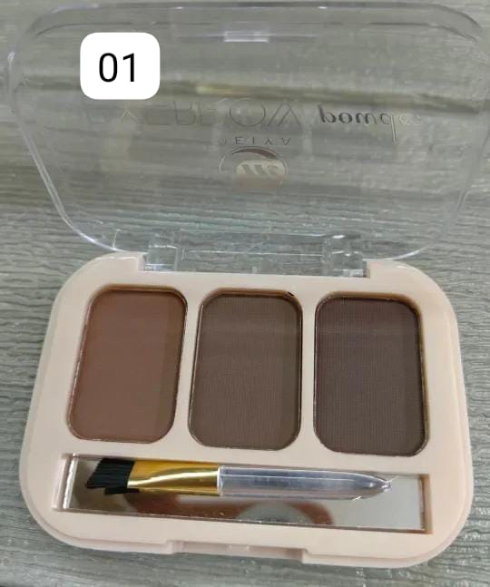 MEIYA EYEBROW POWDER 3 COLORS  Beauty Eyebrow Palette Beauty Eyebrow Palette Brush Inside