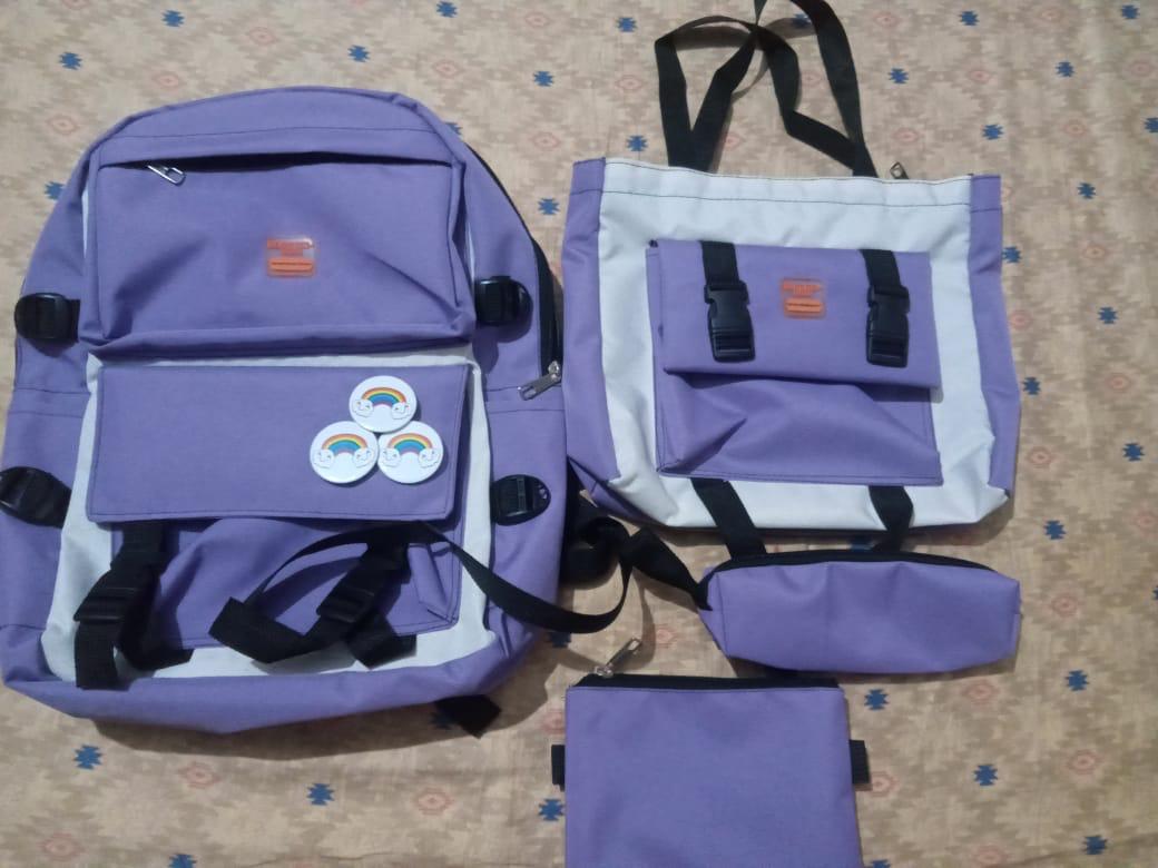 4-Piece School Bag Set: Stylish &amp; Practical new arrival 2024