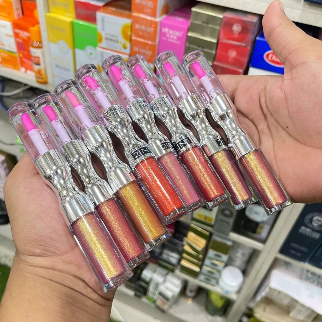 2 in 1 Hydrating Lipgloss + Lip Oil(random color)