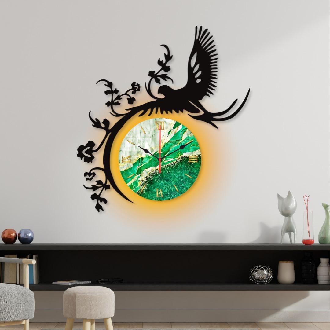 eagle dial clock Unique Designed Elegant Wall Clock | Wall Clock New Flying eagle Style For Home Decoration