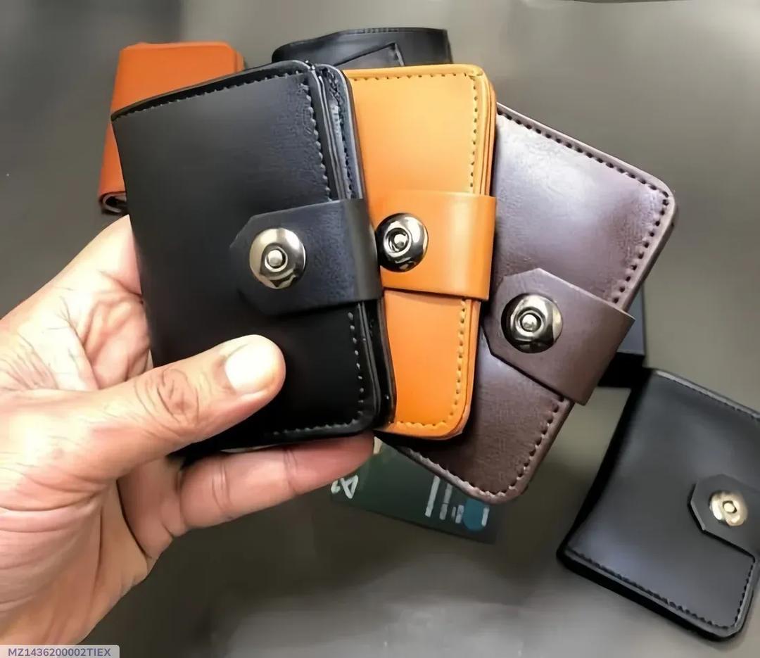 Plain Leather Smart Wallet for Male And Female | Easy To Carry | Stylish And Slim